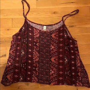 Mudd flowy tank top